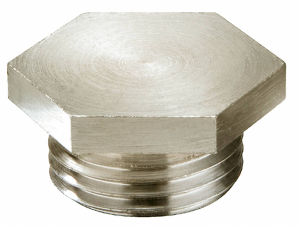 Plug VSM40Ni M40x1.5, brass nickel-plated