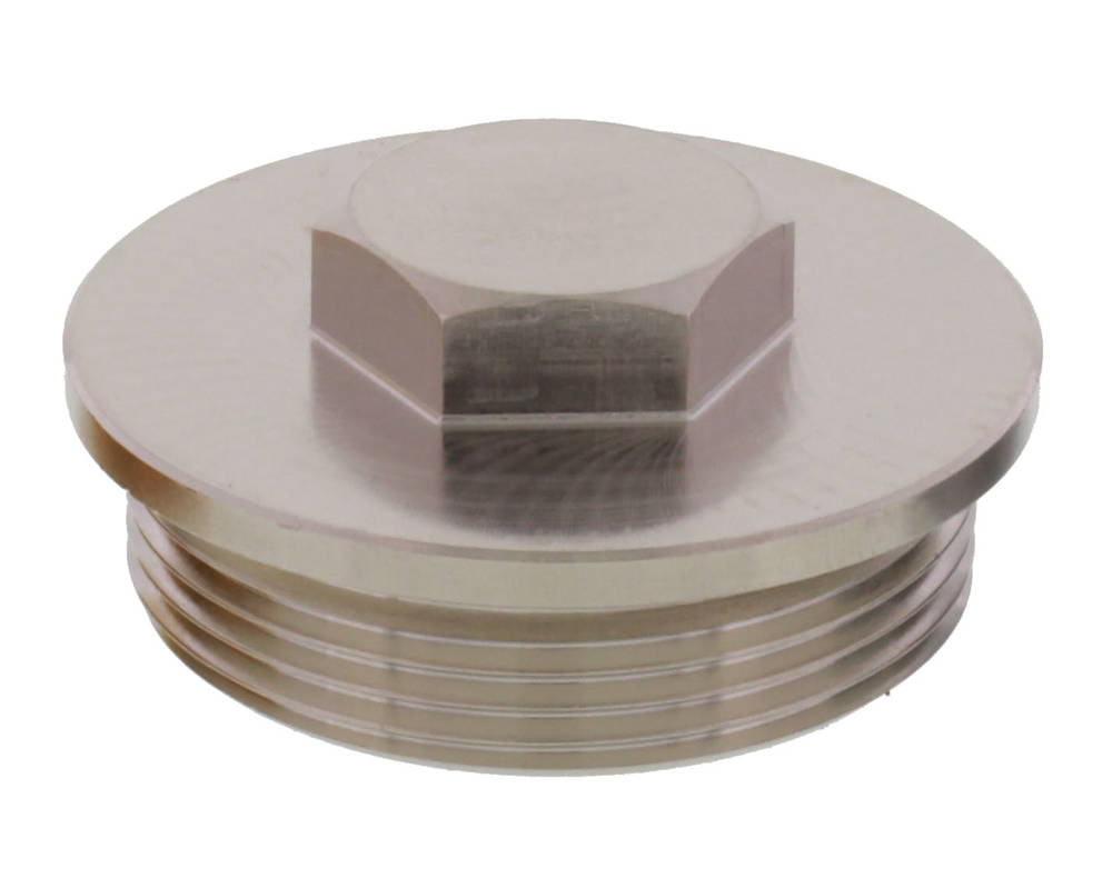 Plug VSM45Ni M45x2, brass nickel-plated