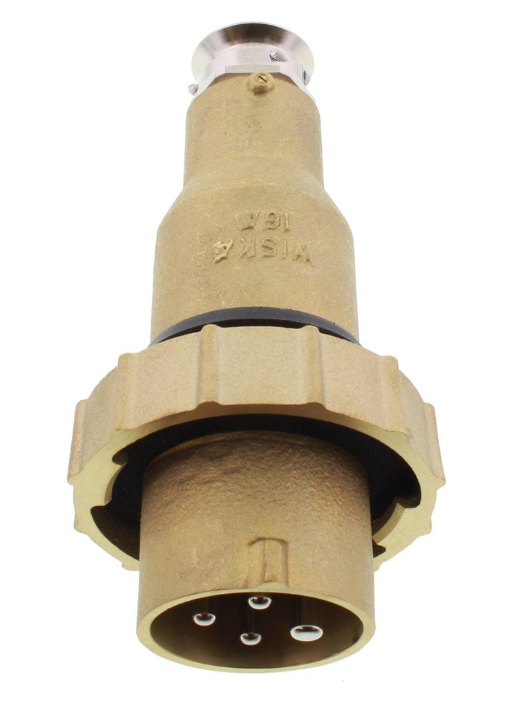 Plug CEE 16A 4P 6H 500V, PL 16A MS IP56 M30x2,0