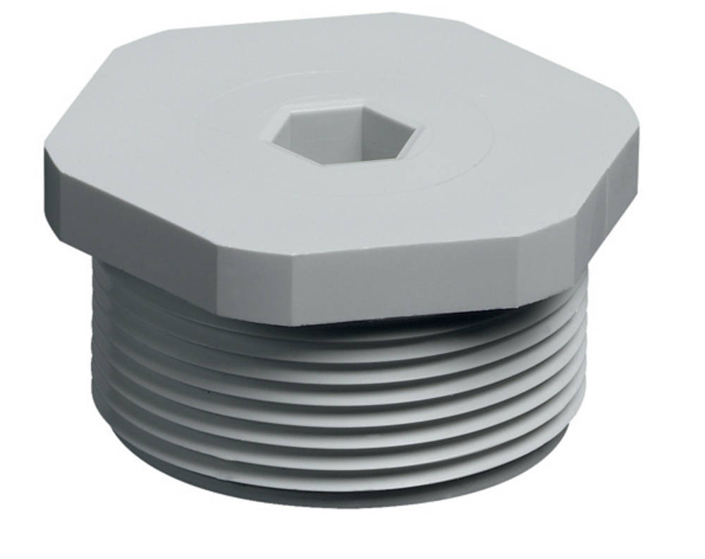 Bouchon EVSGS M63x1.5 IP56, RAL7035 polyamide