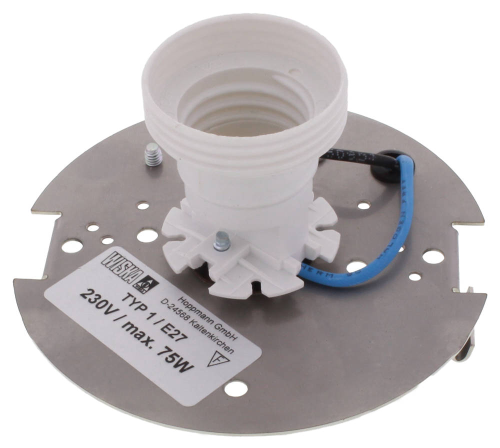 SP-2000 ST/E27/LT baseplate, with lampholder for 2000/LT