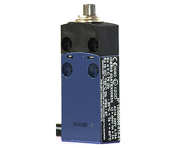 Limit switch with end plugner, 1NO/NC, 6A, IP66