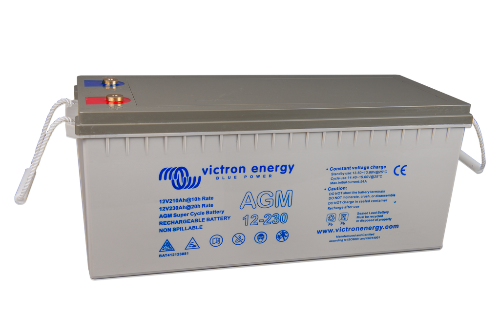 Victron 12V/230Ah AGM Super Cycle Batt. (M8)