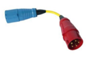 Victron Adapter Cord 32A/3 to single ph.-CEE Plug 5P/CEE Coupling 3P