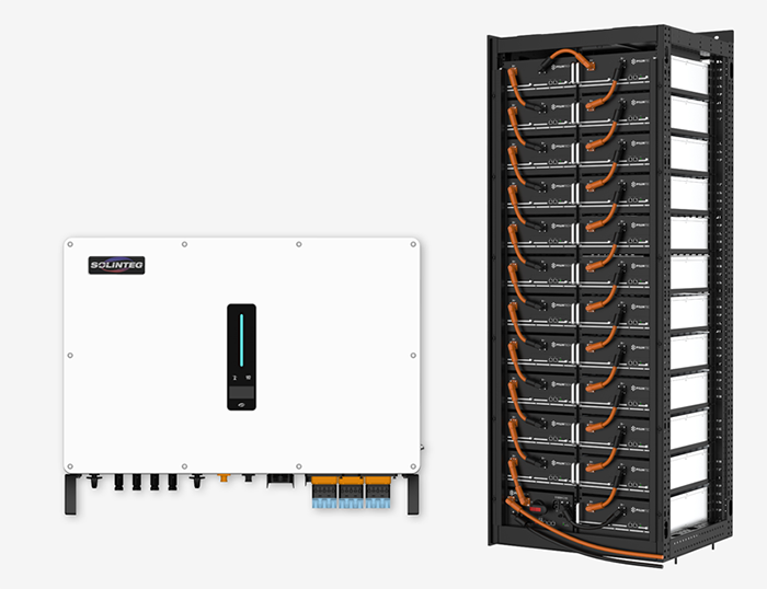 S³ industrie energieopslagsysteem 50 kW 94 kWh met Pylontech PowerCube M1C en Solinteg Hybride Omvormer