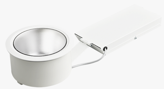 Spot DL70-R155 (M) B0 800 HF, BOX EB3/S 830 2xM20 SM WH IP54