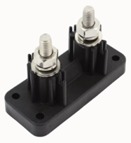 Fuseholder Class-T black with cap