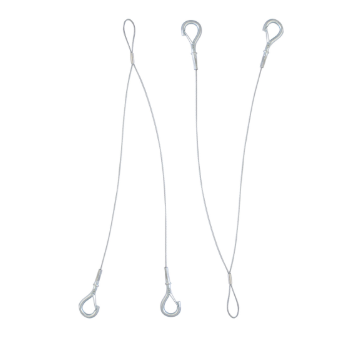 Y-ropes, set, acier
