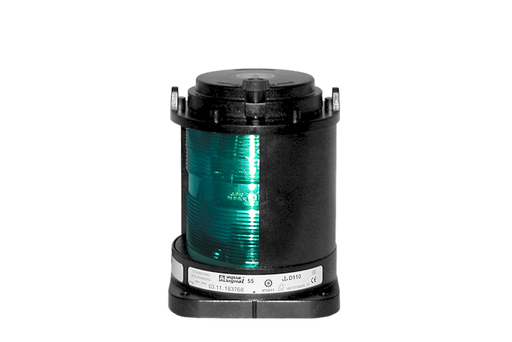 [3535150000] Navigatielantaarn, stuurboord, AS55, 12V-120V - USCG/CCS