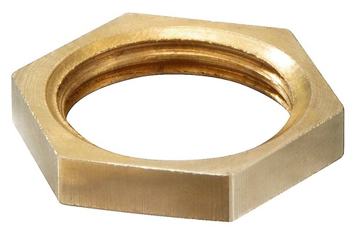 [50011421] Tegenmoer GM30 M30x2, messing