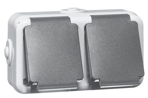 [50015720] Prise PH-SSS-16D-WT, IP54 16A surface 2P+T