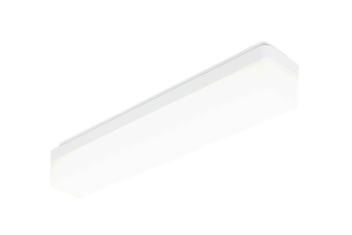 [AL6051501] Armatuur AL60-W62  LED 1000 HF, 830 WH IP54 Alu wit opaal