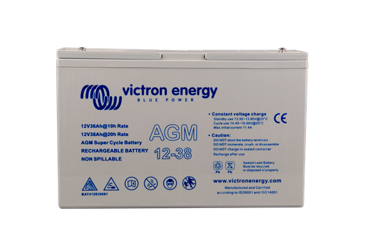 [BAT412038081] Victron 12V/38Ah AGM Super Cycle Batt. (M5)