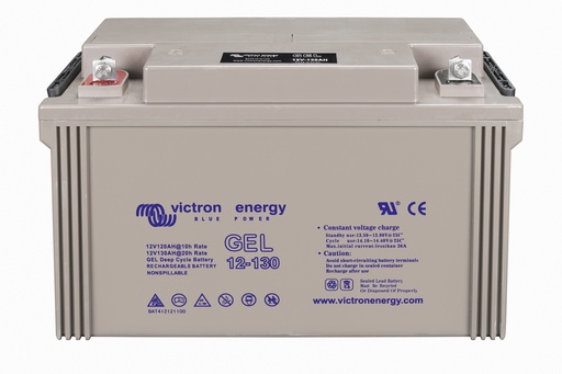 [BAT412121104] Victron 12V/130Ah Gel Deep Cycle Batt.