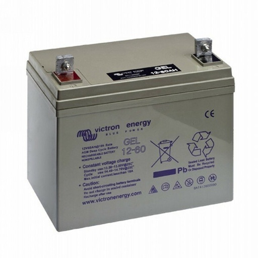 [BAT412550104] Victron 12V/60Ah Gel Deep Cycle Batt.