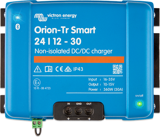 [ORI241236140] Victron Orion-Tr Smart 24/12-30A (360W) Non-isolated DC-DC charger