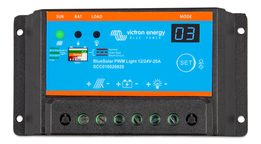 [SCC010020020] Victron BlueSolar PWM-Light Charge Controller 12/24V-20A