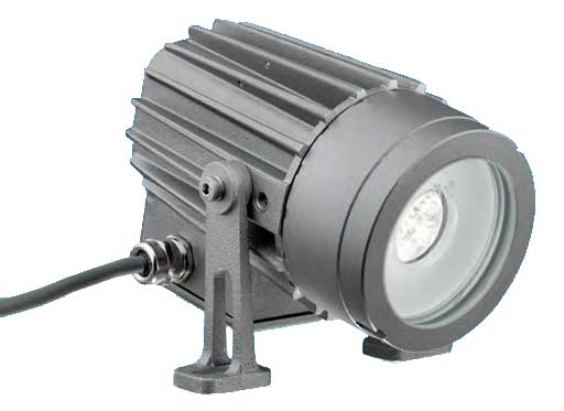 [USL07EX024-LED26] Kijkglasverlichting 24V,14WLED, 26°, IP65, met beugel