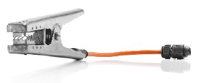 [CM1] Aardingstang, medium, roestvrij staal, met M connector