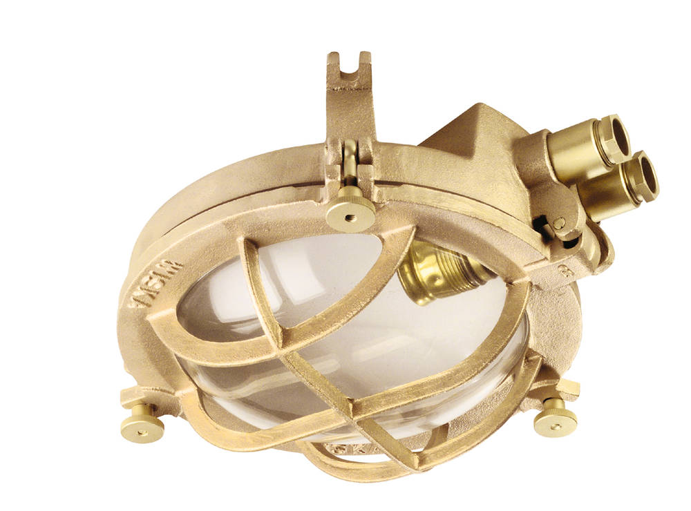 Fixture 1026/2/N/B-2xZ14, B22d + B15d =O 230V brass
