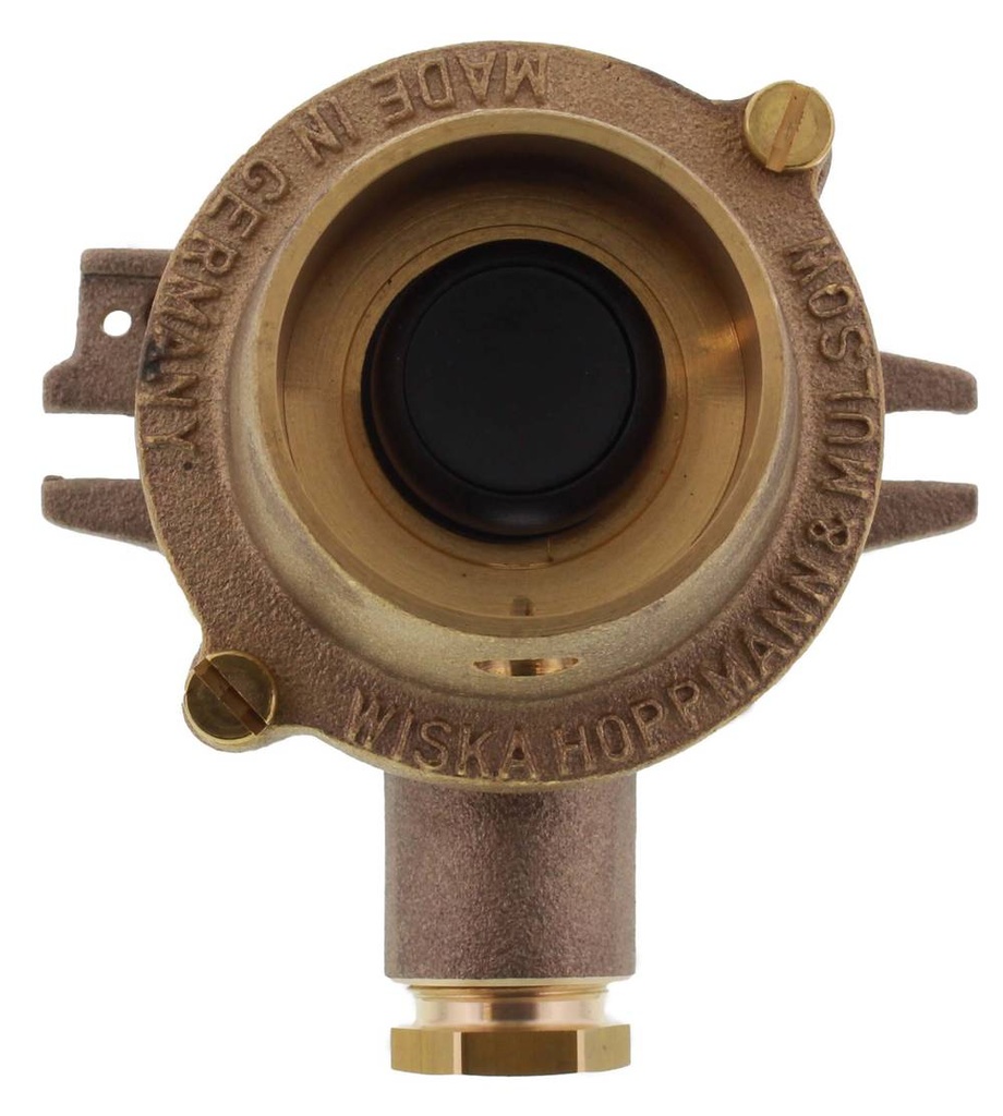 Push button  720/AA 1xZ14, 230V 6A 2P O- brass