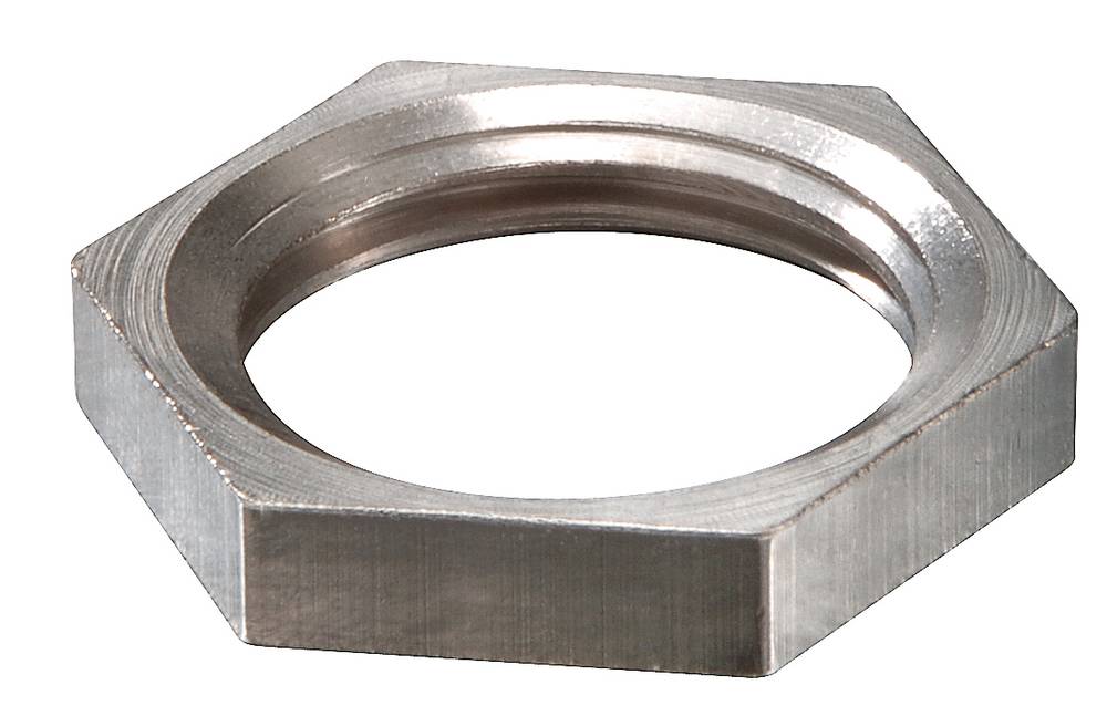 Locknut GM30 Ni M30x2, brass nickel-plated
