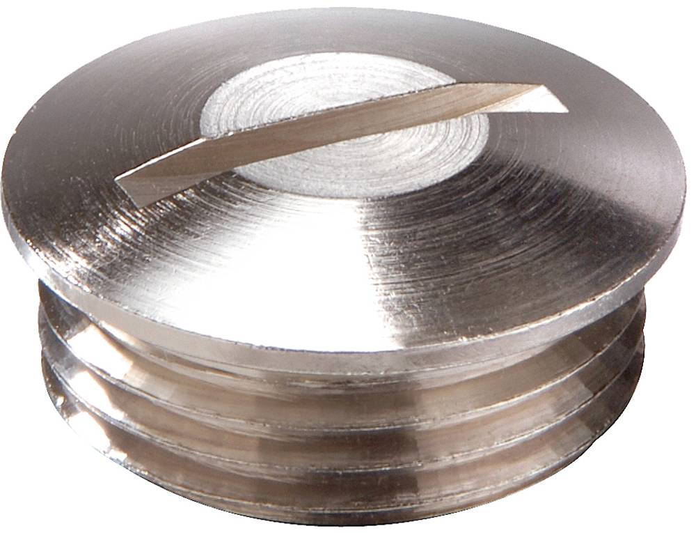 Stop end EMVS M32x1.5, brass nickel-plated