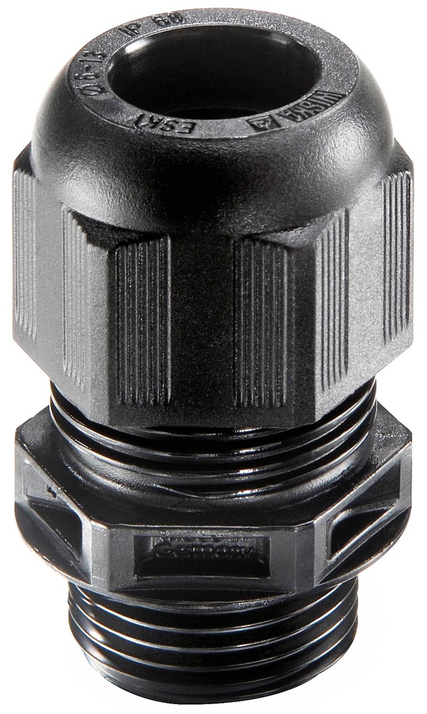 Presse-étoupe M63x1.5 34-48 mm, noir RAL9005 IP68 polyamide