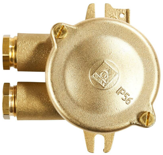 Junction box 1150-OST-W12, HNA brass =O empty