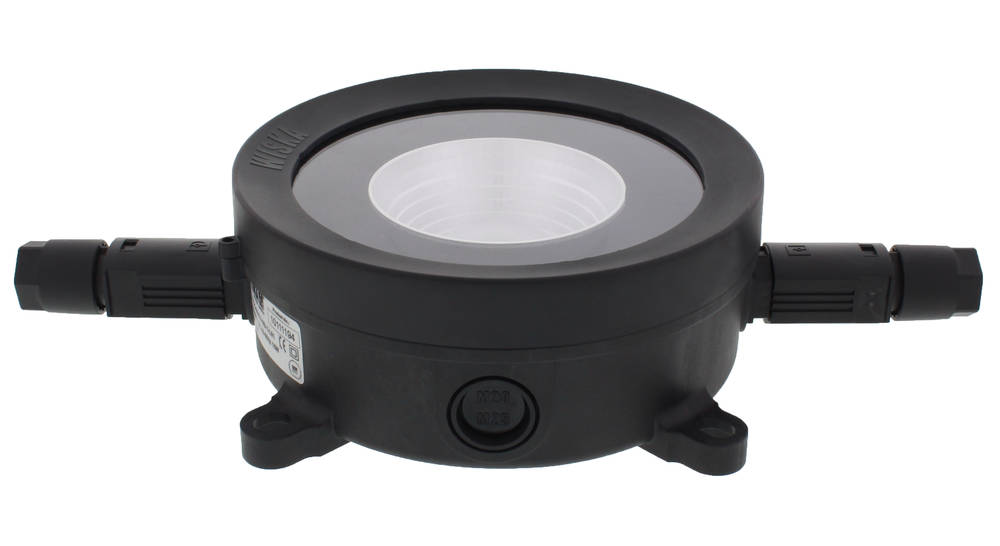 Armatuur 2010 15W LED 24V, IP66/68 4000K 1600lm -O- zwart