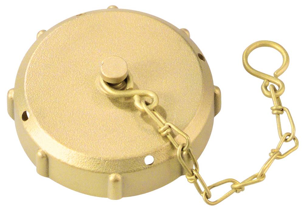 SP-SK/MS-HNA screw cap, brass with chain