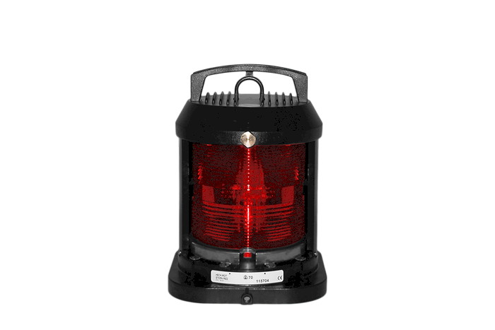 Navigation lantern, stern red, serie AS70, without bulb