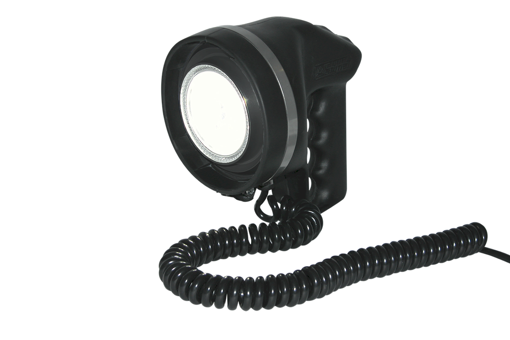 Bremen searchlight LED, 12/24V 12W IP68 rubber