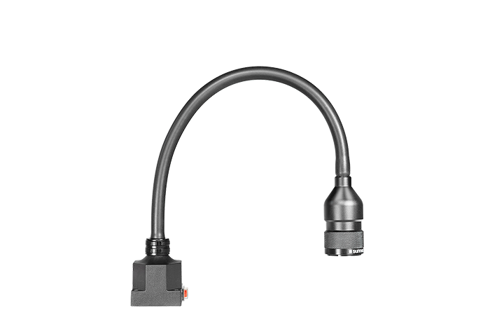 Kaartleeslamp 3W 50cm 12/24V, IP20 zwart 4000K 230lm