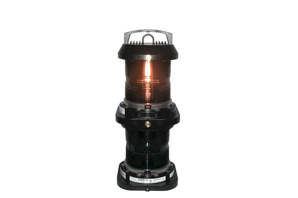 Navigatielantaarn, rond wit, dubbel, AS70M, zonder lamp