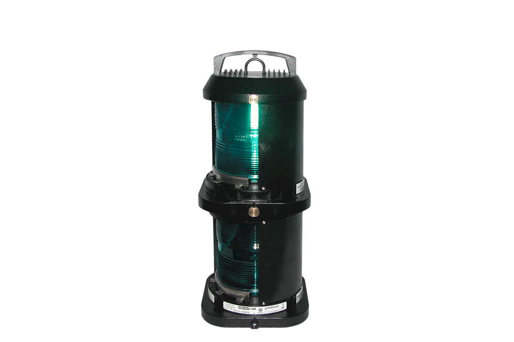 Navigation light, starboard, double, AS70M, without lamp