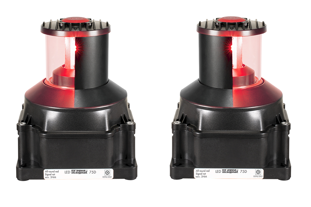 Navigatielantaarns LED 75D 180° SR 3nm, 2x115-230V, ( set van 2 stuks )
