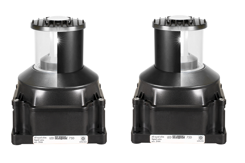 Feux de navigation LED 75D 180° SW 3nm, 2x115-230V, ( set de 2 pièces )