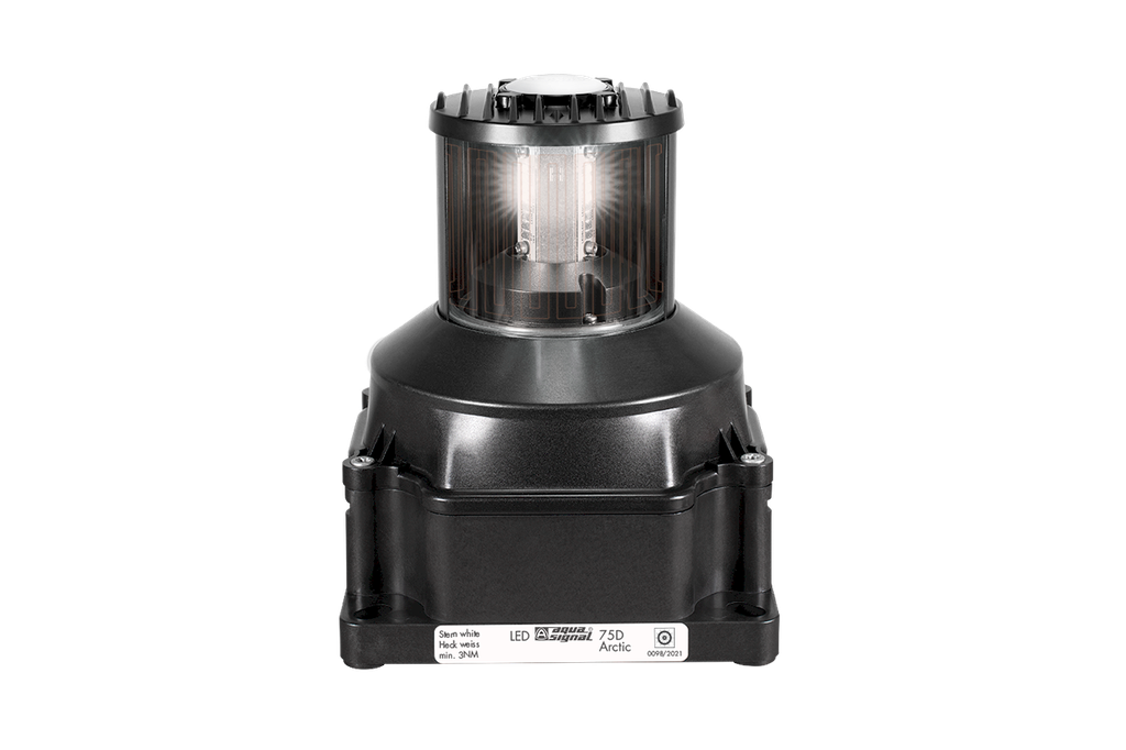 Navigation light 75D stern Arctic, 2x115-230Vac, black 3nm