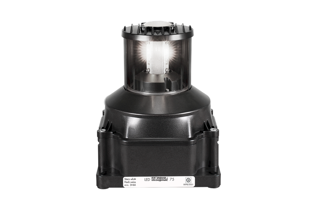 Navigation light LED 75 stern, 115-230Vac, black 3nm