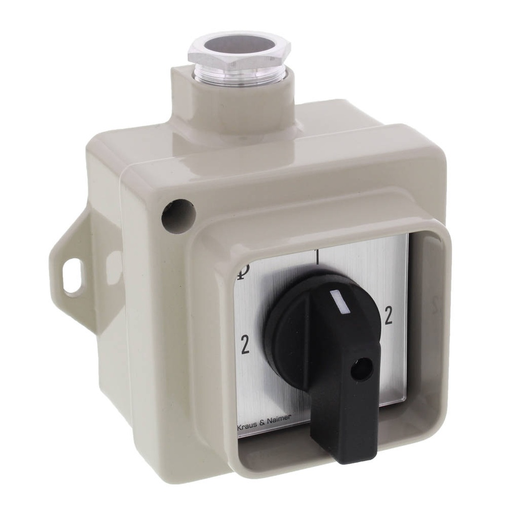Rotary switch 7228496 Selcast, IP67, alu on/off 250V 10A