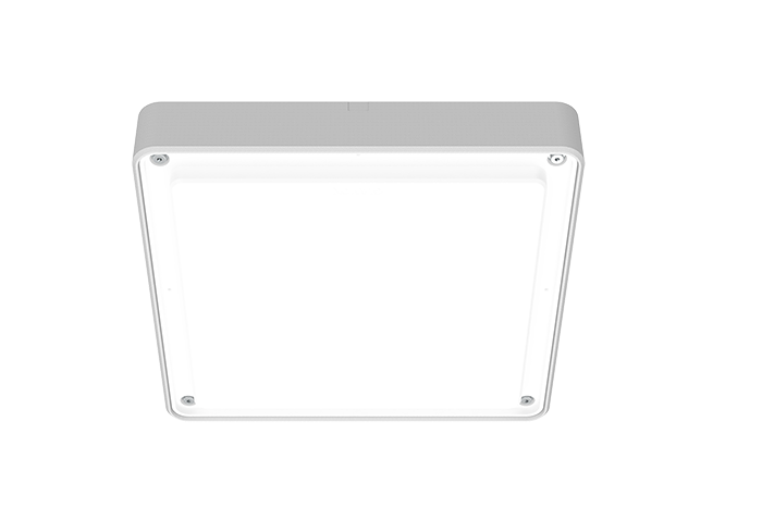 Armature AL61-SQ290 1000 WH, HF 830 IP65  Alu blanc opâle