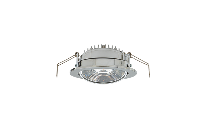 Spot DL40-R92A 700 HF QCA, IP43 alu chrome 3000K 830