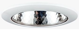 Afdekring DL60/70 wit IP55, voor R155