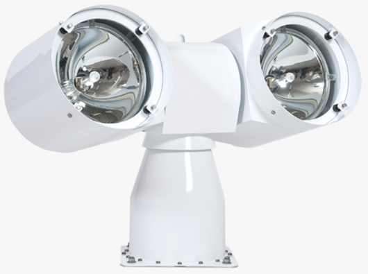 Searchlight CL25 230V STD CPL, IP66 st.st. RAL9016 1070W HMI, complete with 30m power and signal cables, Ebox and operator panel