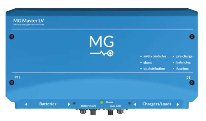 MG Energy Master LV 24-48V 600A M12/RJ45 BMS batterijen