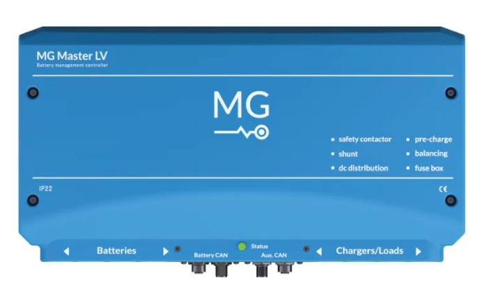 MG Energy Master LV 72-96V 500A (M12) incl. RJ45 + M12 connecties