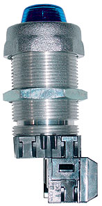 Lampe, bleu, BA9S