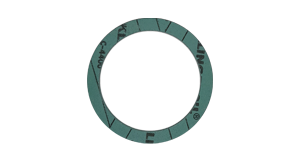 Washer M50 green fibre, 65.0 x 50.2 x 1.5 mm