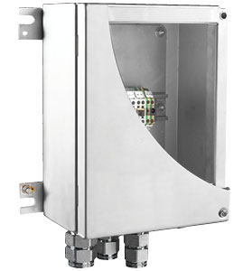 Boîte INOX316, 570x380x160mm, IP66, pas placque demontable